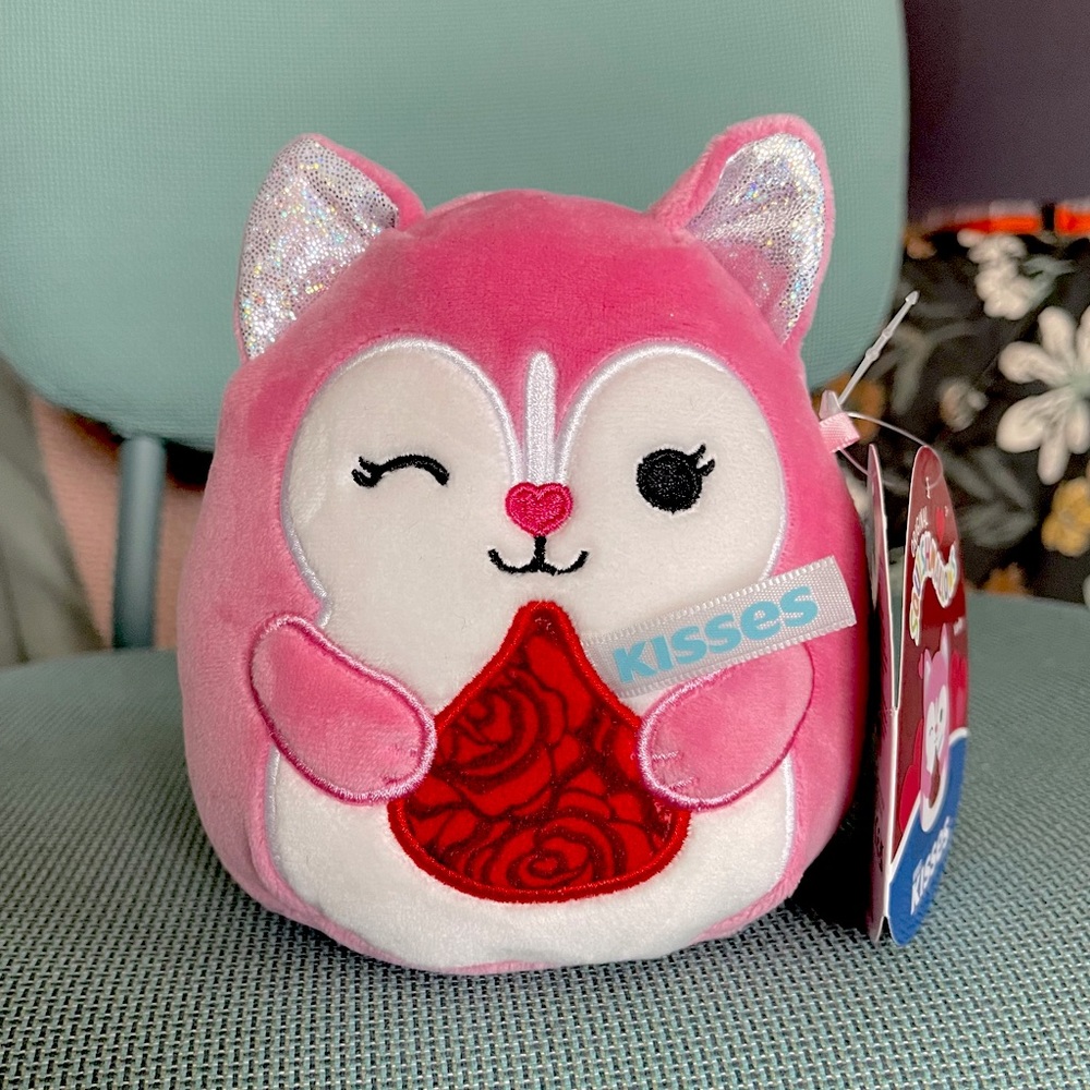 Squishmallow Varity The Fox 5" UltraSoft Valentine's Day Toy Plush NWT